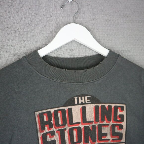Bravado The Rolling Stones Mens Intentionally Distressed Tour Sweater - Picture 3 of 6
